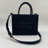 Tote con impunture a contrasto - Elisabetta Franchi BS08A51E2 110 ELISABETTA FRANCHI 