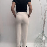 Pantalone tuta con coulisse - Elisabetta Franchi KP56S41E2 360 ELISABETTA FRANCHI 