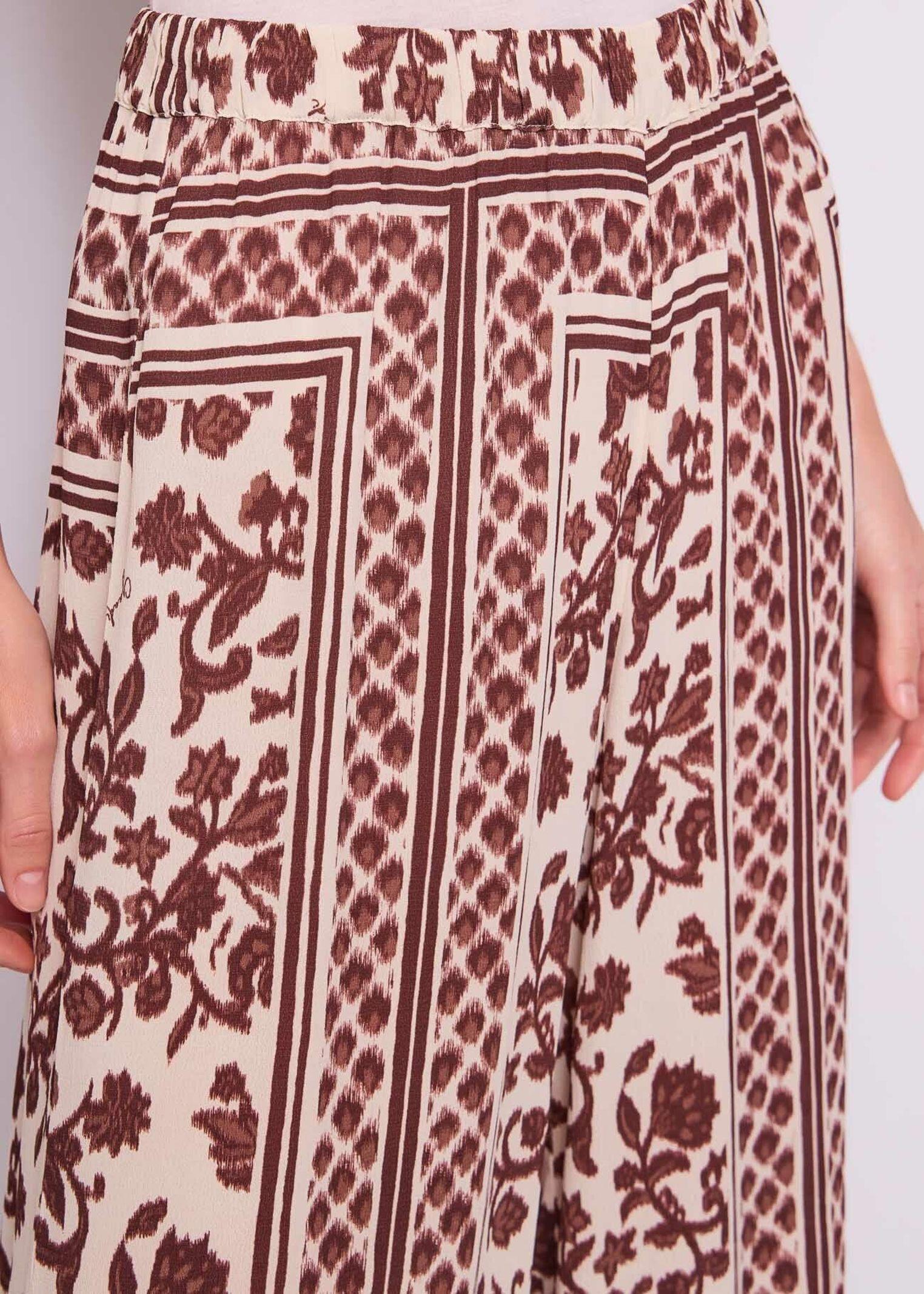 Pantalone stampa floreale 511FD25013 51102101 GAUDI' 