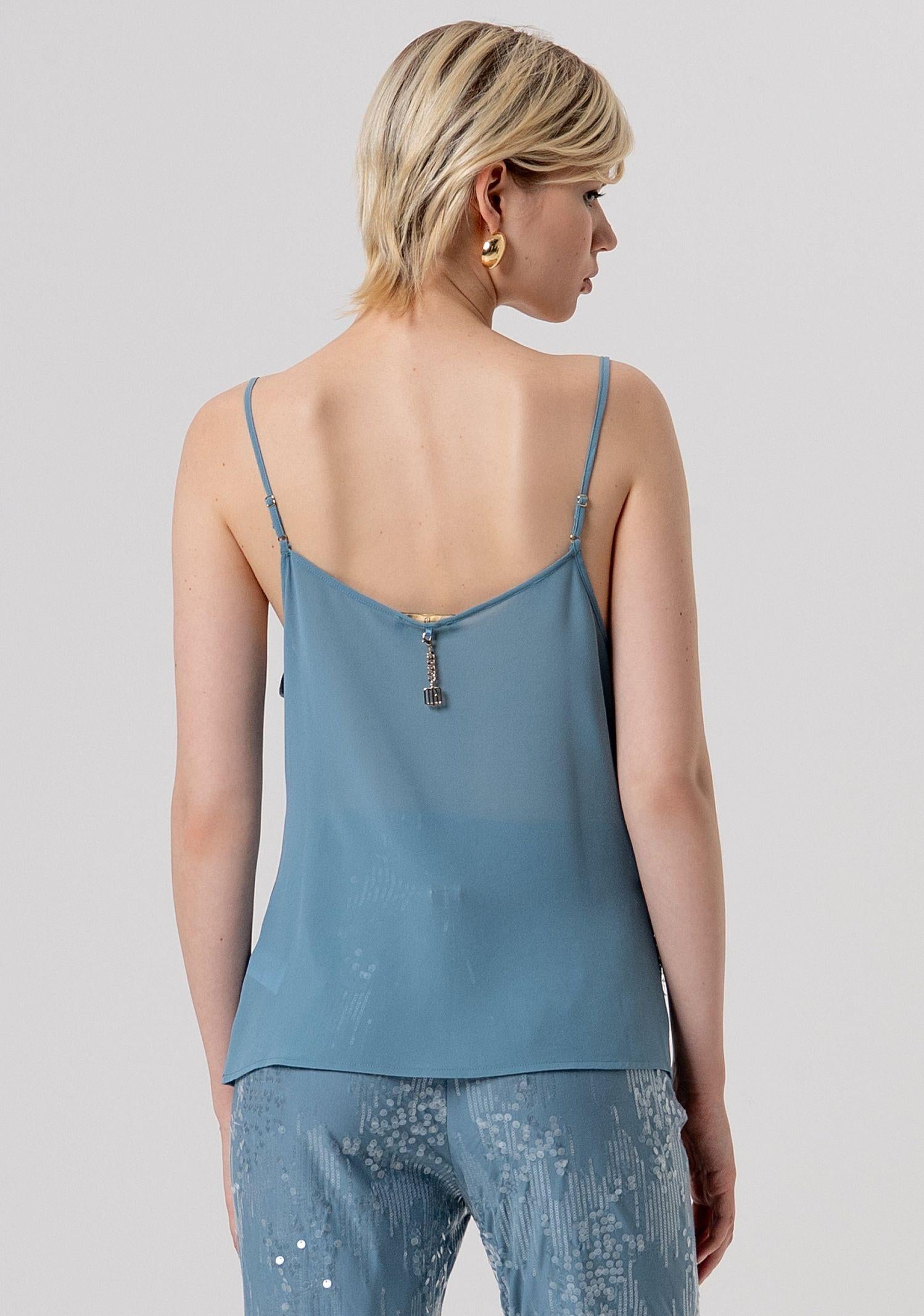 Top con inserto in pizzo - Fracomina FQ26ST2002W41201 C33 FRACOMINA 