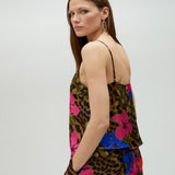 Top stampa animalier