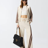 Felpa con zip 106336A34D C44 PINKO 