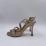 Sandalo alto con strass 2599 ORO OFELIA 