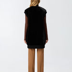 Gilet effetto pelliccia 105402A2PI Z99 PINKO 