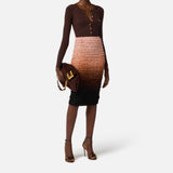 Cardigan con micro trecce - Elisabetta Franchi MK88B61E2 644 ELISABETTA FRANCHI 