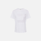 T-shirt in voile ricamato
