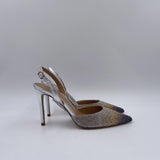 Sandalo alto con strass