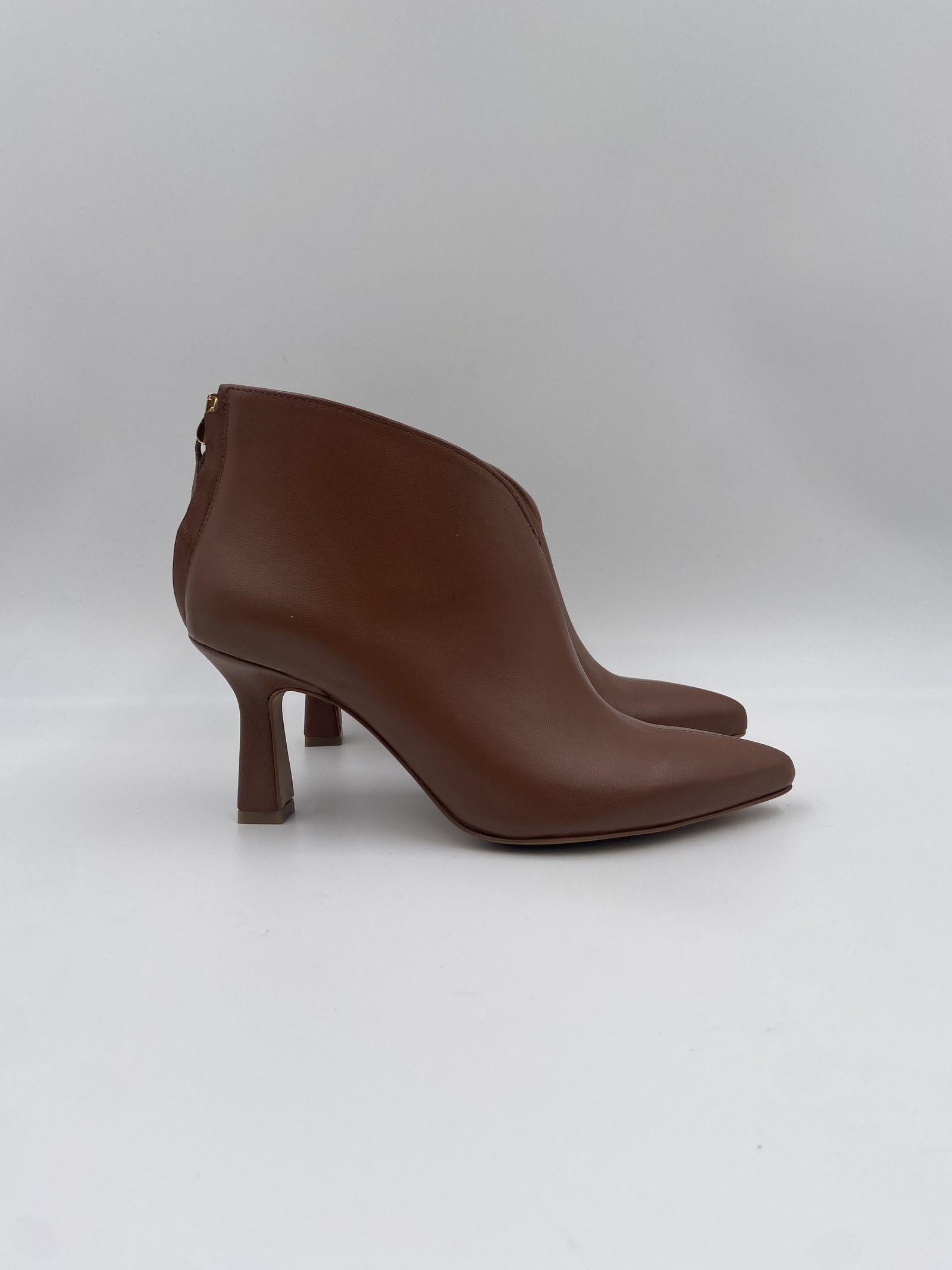 Tronchetto in pelle con cerniera - Chiarini 714 BEIGE CHIARINI 