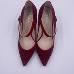 Dècolletè in velluto - Lella Baldi LB292T ROSSO LELLA BALDI 