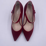 Dècolletè in velluto - Lella Baldi LB292T ROSSO LELLA BALDI 
