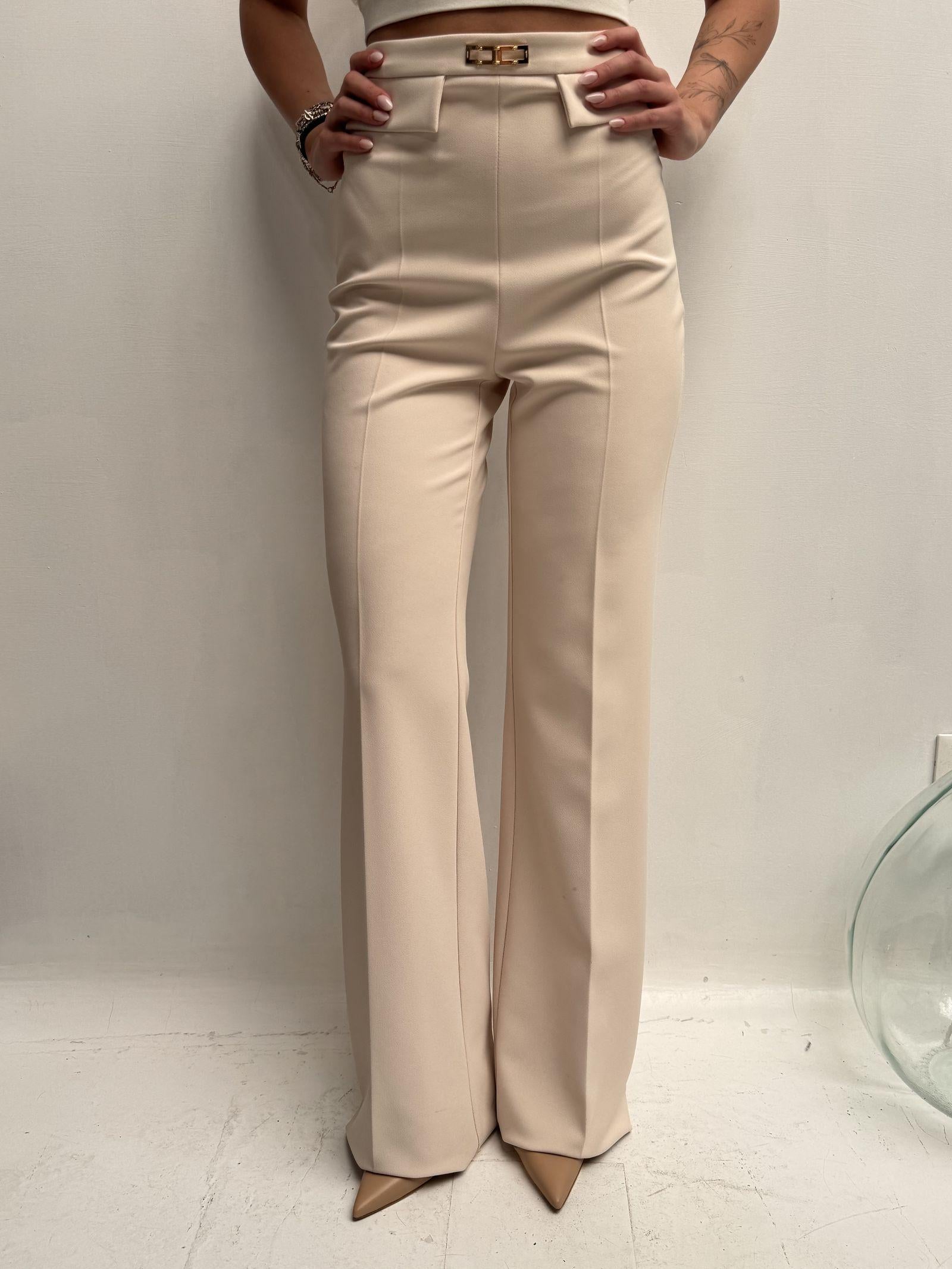 Pantalone gamba larga - Elisabetta Franchi PA04931E2 193 ELISABETTA FRANCHI 