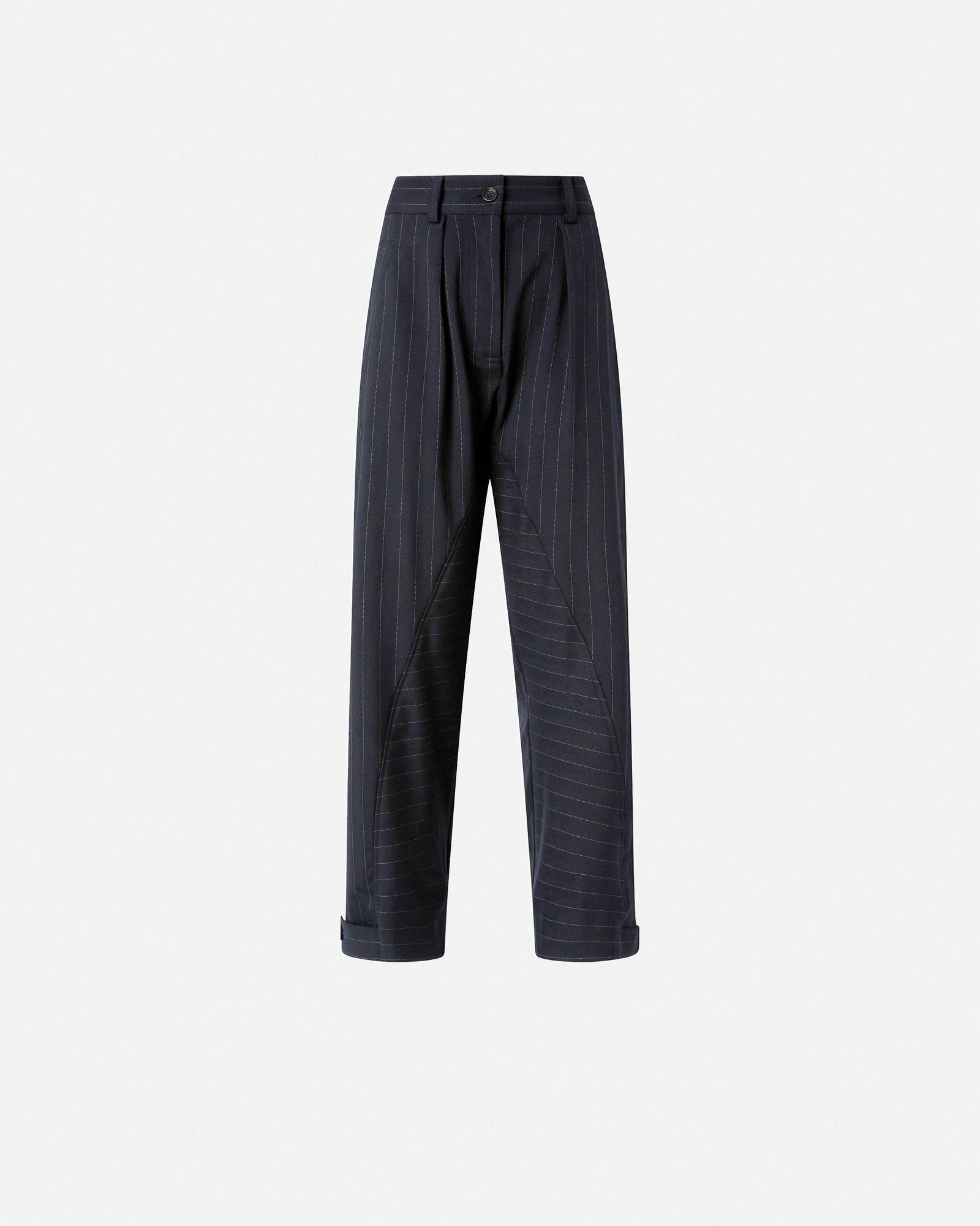 Pantalone ballon fit gessato 105707A2QY EZ1 PINKO 