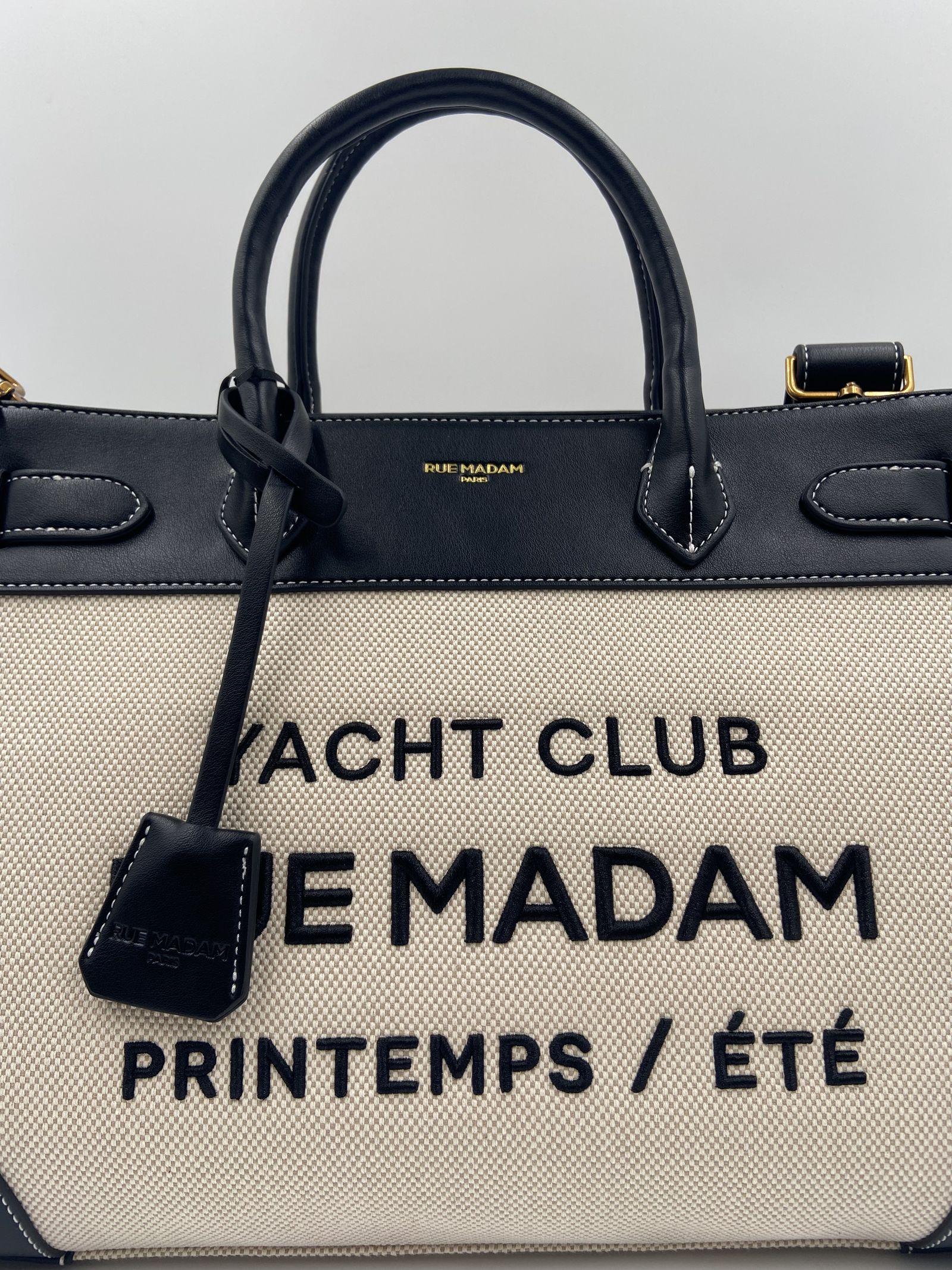 Borsa Riviera Tote - Rue Madam Paris RIVIERATOTE NERO RUE MADAM PARIS 