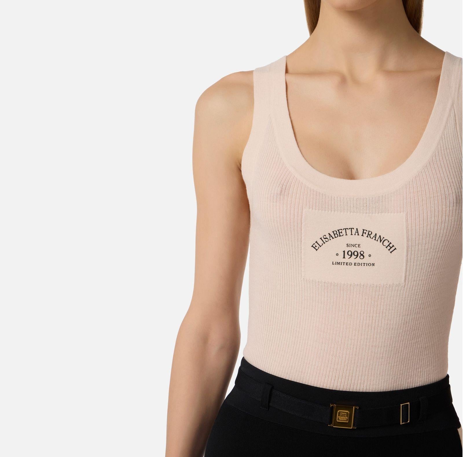 Top in maglia - Elisabetta Franchi TK80B61E2 193 ELISABETTA FRANCHI 