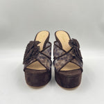 Sandalo con fiore - Ofelia 3104 MORO OFELIA 