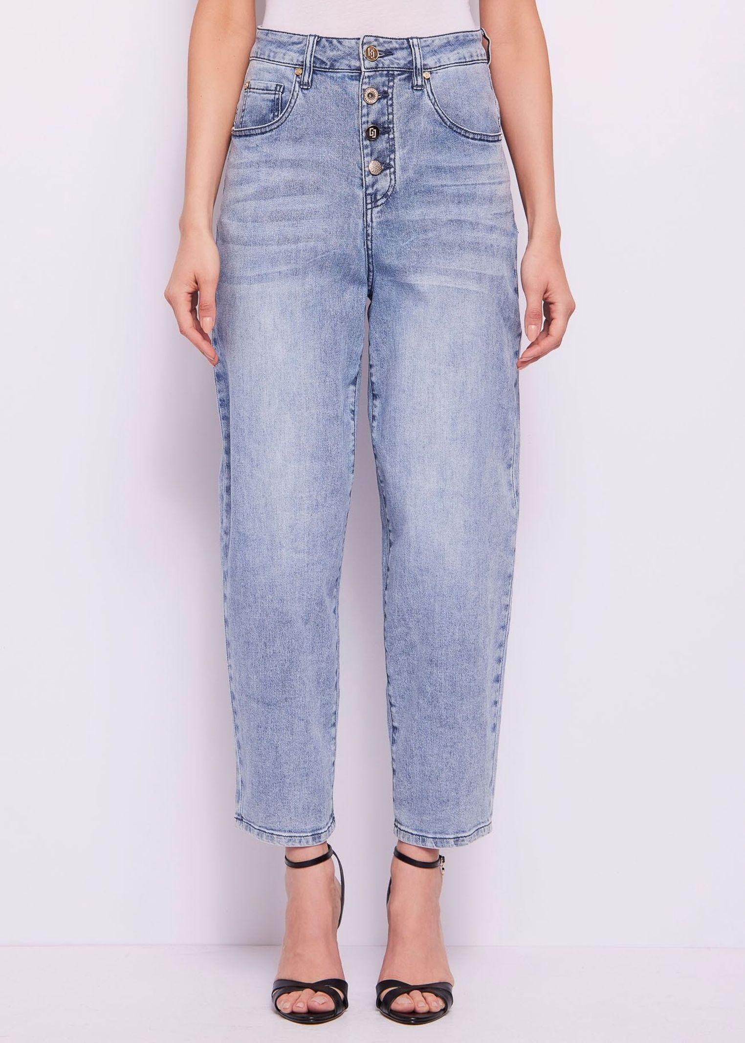 Jeans carrot con bottoni 511BD26005 00 GAUDI' 