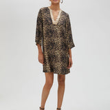 Abito stampa animalier LS2516036 350 LOLA 