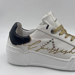 Sneakers con lacci oro FALD SG22 BIANCOORO ED PARRISH 