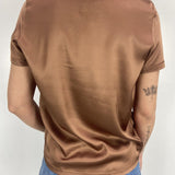 T-shirt lucida girocollo