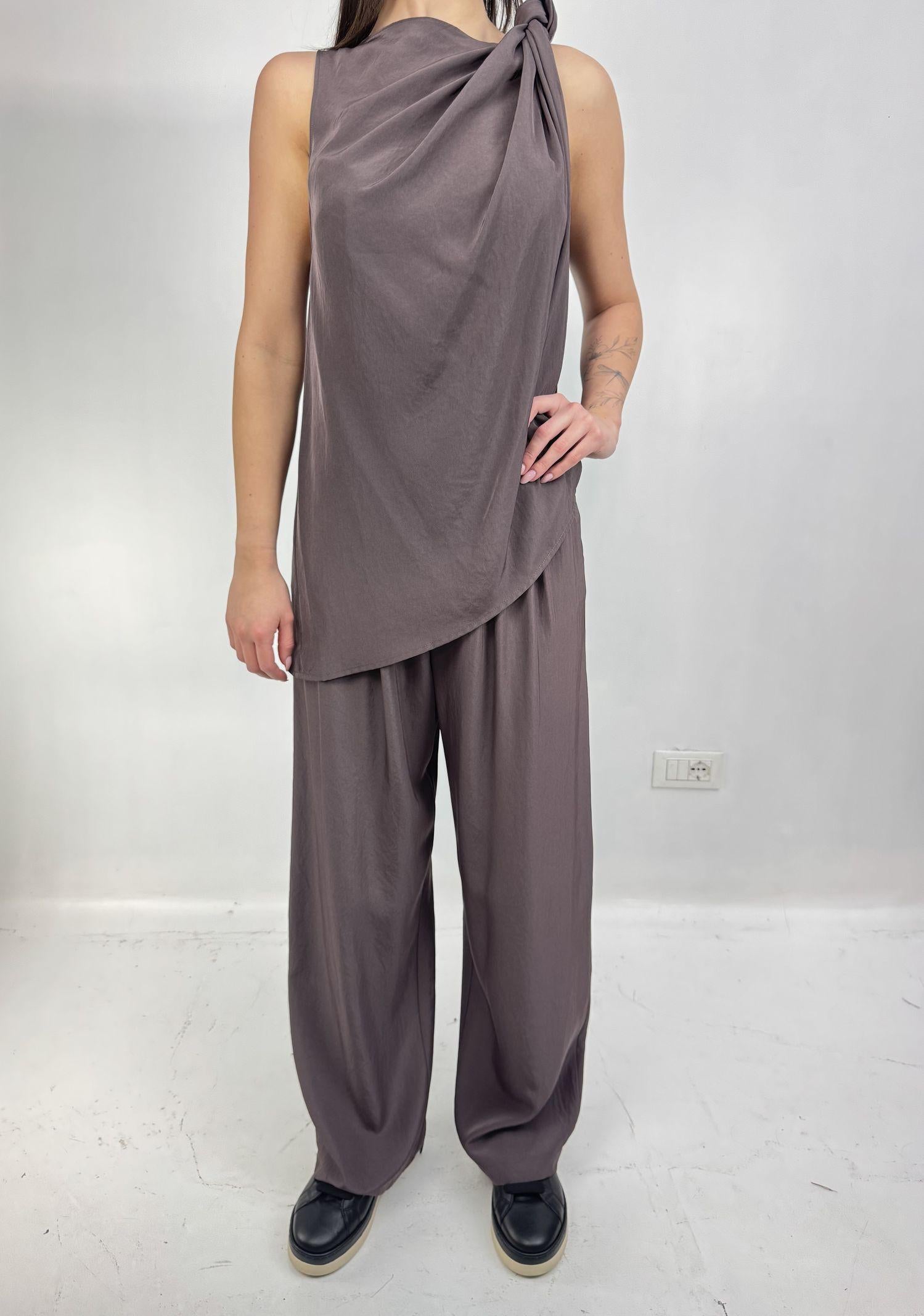 Top asimmetrico con nodo - Eleh SS260234 MALVA ELEH 