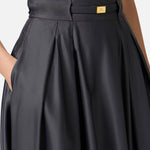 Gonna in raso con cintura GO09851E2 DC3 ELISABETTA FRANCHI 