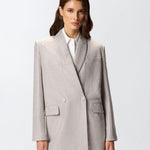 Giacca doppiopetto con strass 104456A287 I30 PINKO 