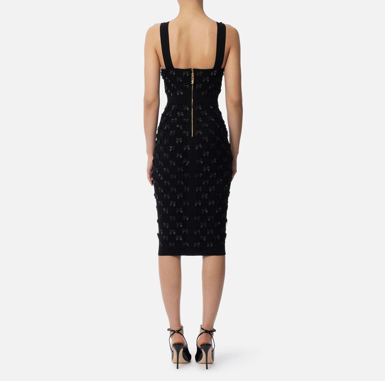 Abito con fiocchi - Elisabetta Franchi AM79S52E2 110 ELISABETTA FRANCHI 