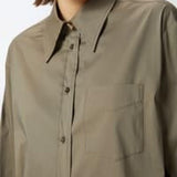 Camicia in popeline stretch