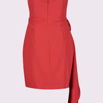 Abito scollo a cuore e fiore in vita 511FD15034 2482 GAUDI' 