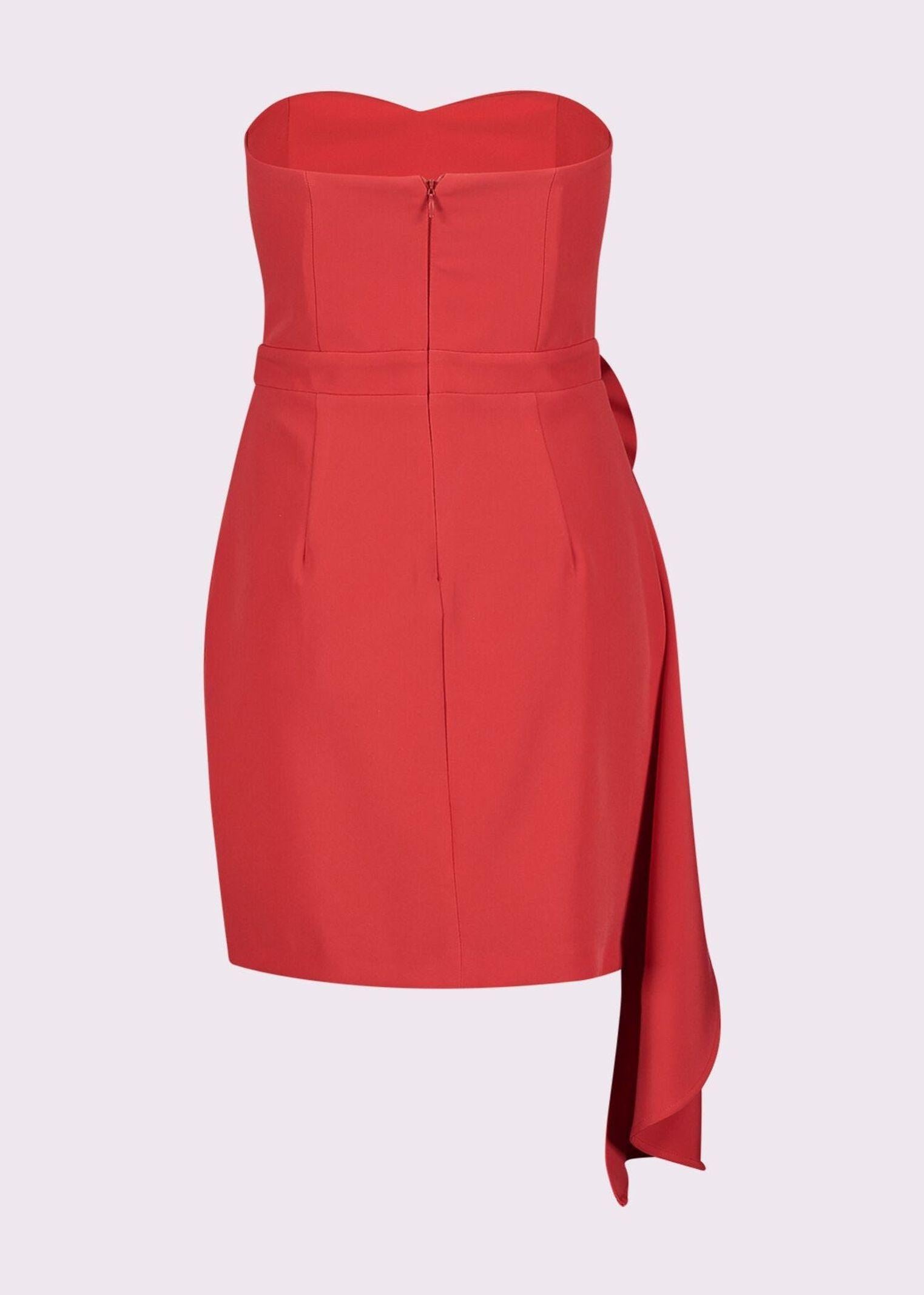 Abito scollo a cuore e fiore in vita 511FD15034 2482 GAUDI' 