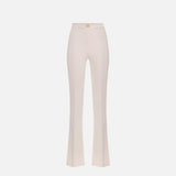 Pantalone a zampa in crèpe - Elisabetta Franchi PA07951E2 193 ELISABETTA FRANCHI 
