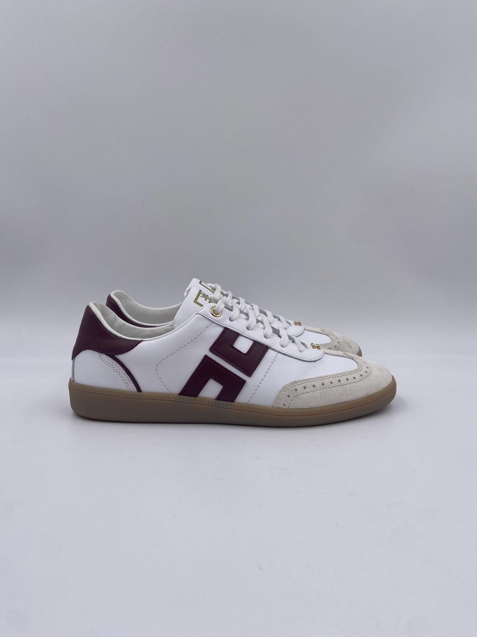 Sneakers in pelle scudetto SA55G46E2 CU5 ELISABETTA FRANCHI 