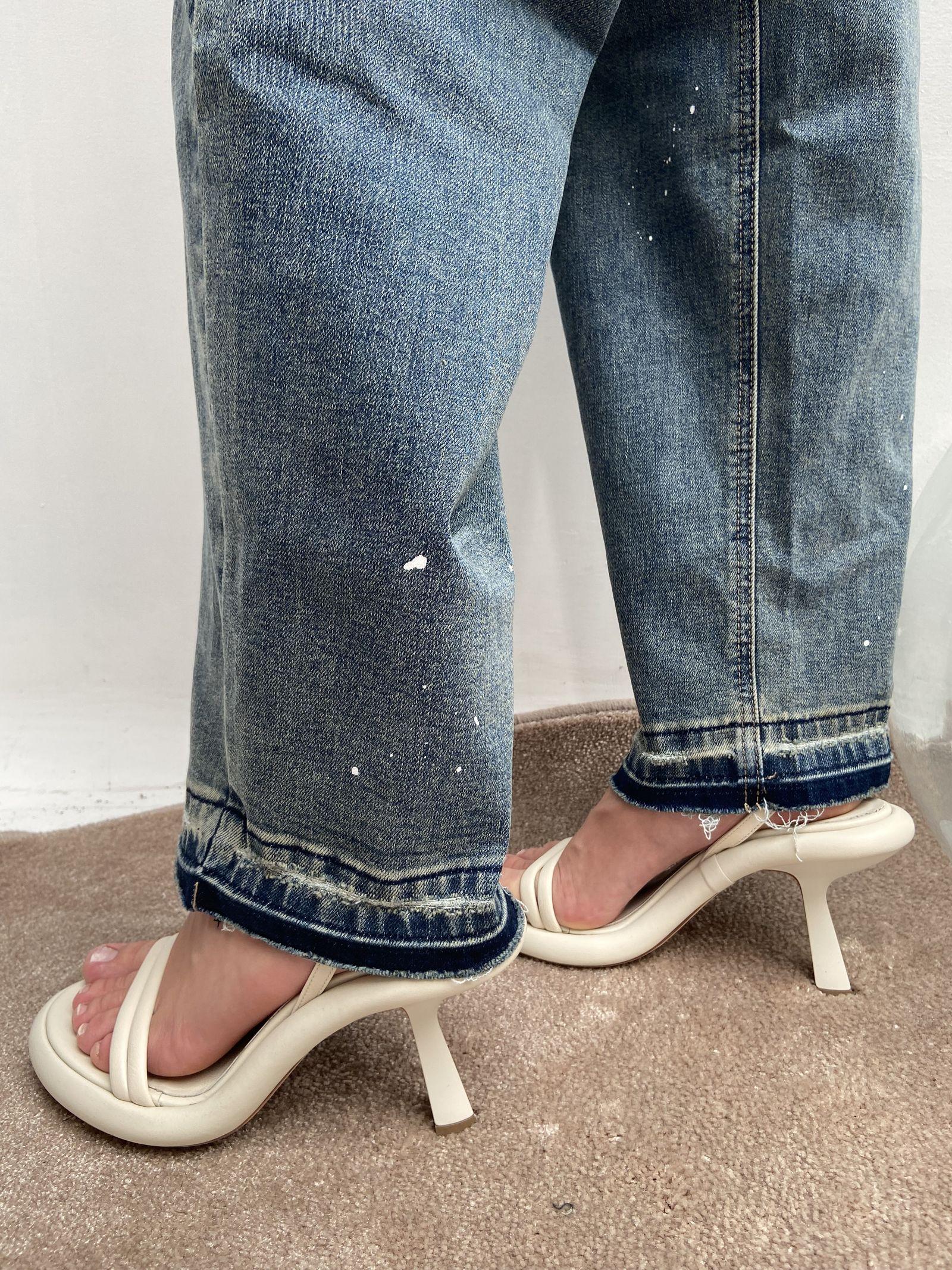 Jeans con dettagli - Ofelia LAF259 DENIM OFELIA 