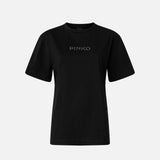 T-shirt jersey logo - Pinko 105526A33S Z99 PINKO 