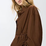 Giacca con cintura 106153A2ER L78 PINKO 