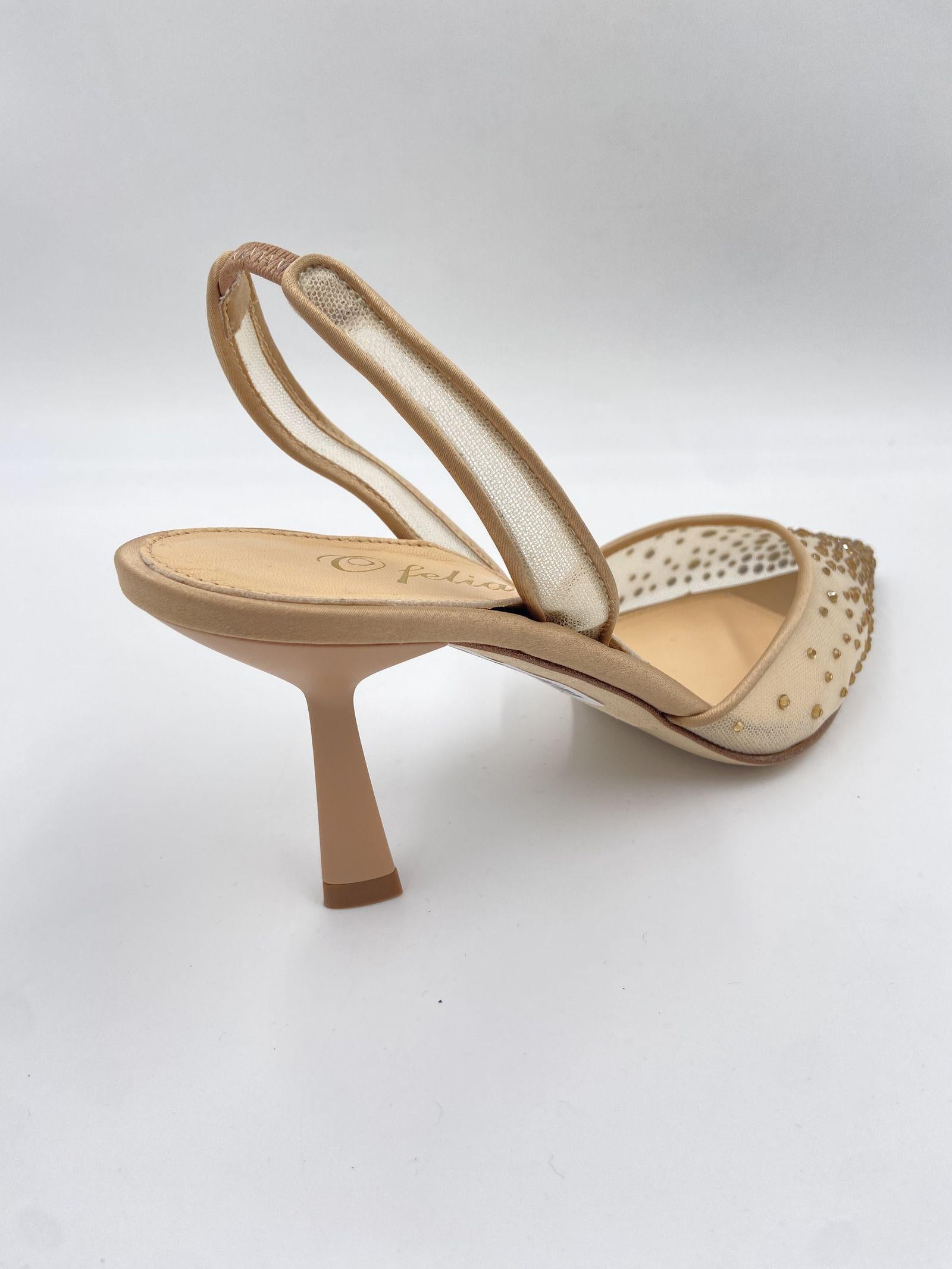 Slingback con perline - Ofelia 3048 NUDE OFELIA 