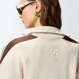 Felpa con zip 106336A34D C44 PINKO 