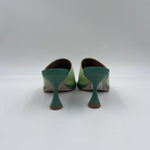 Sandalo tacco rocchetto 23057-467A VERDE ANGEL ALARCON 