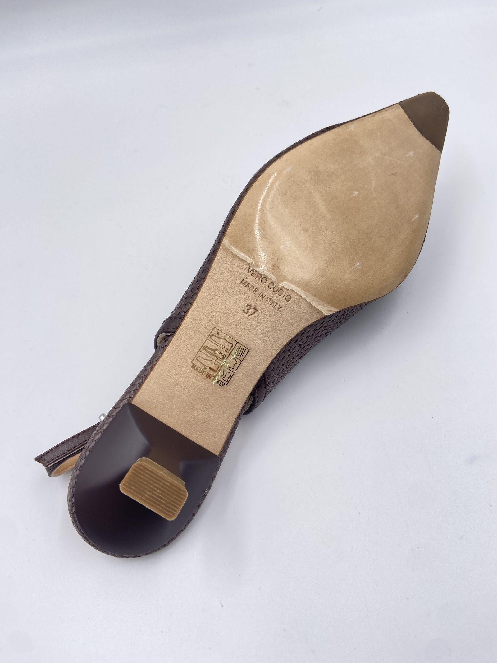 Slingback con fiocco - Ofelia 3069 MORO OFELIA 