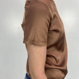 T-shirt lucida girocollo