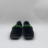 Mocassino in velluto PJ602D VERDE JEANNOT 