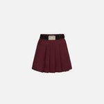 Minigonna a pieghe in naylon GO03546E2 CG3 ELISABETTA FRANCHI 