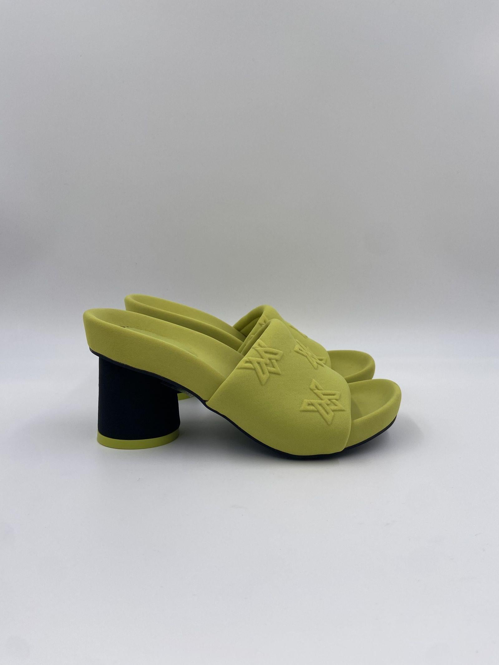 Sandalo in lycra con logo 1E1750D _E22E220200 VIC MATIE' 