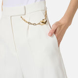 Shorts con charms - Elisabetta Franchi SH00561E2 360 ELISABETTA FRANCHI 
