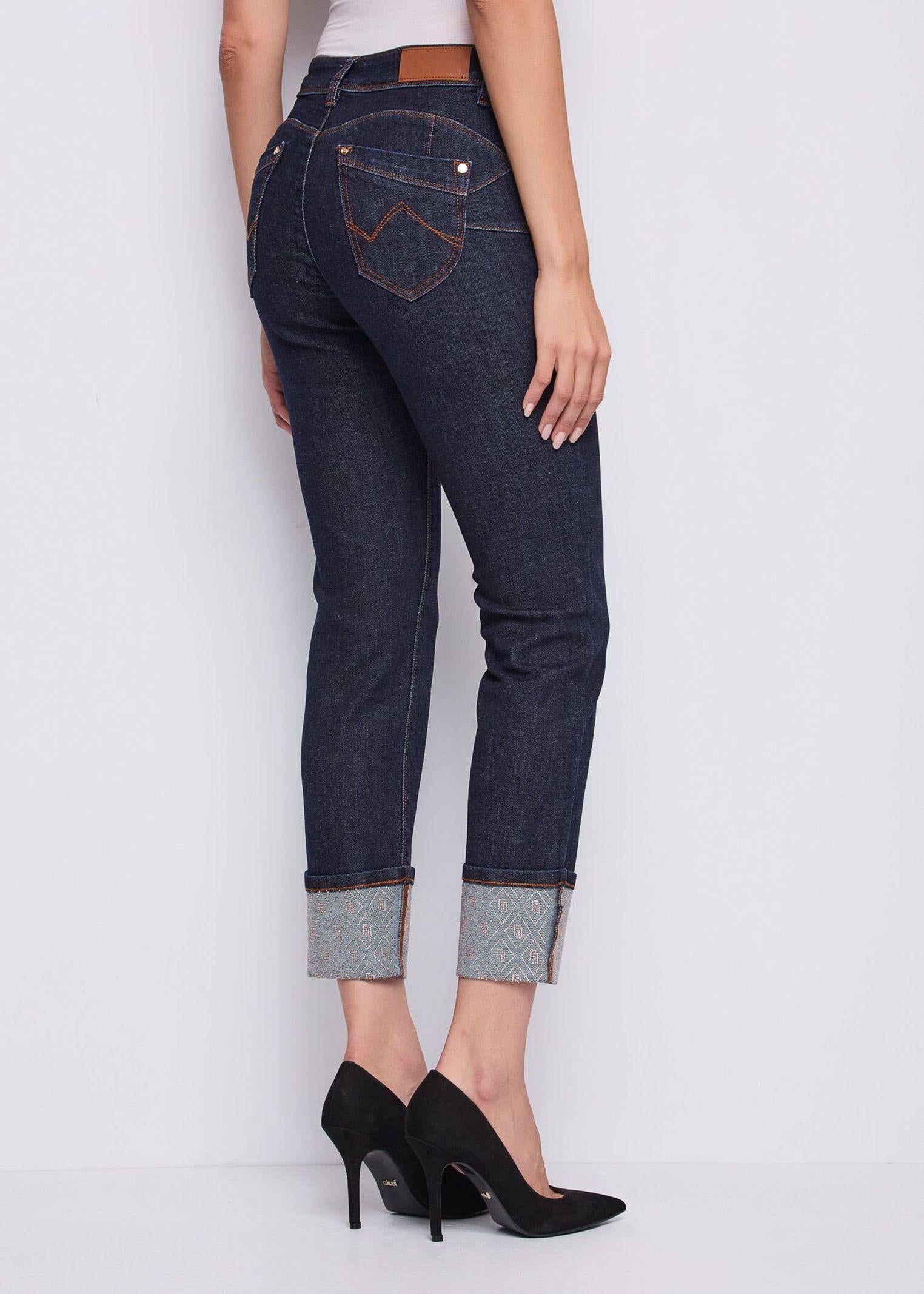Jeans slim fit con risvolto - Gaudi 521BD26015 00 GAUDI' 