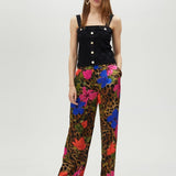 Pantalone morbido stampa animalier