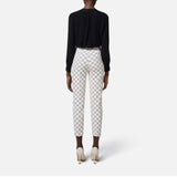 Pantalone con stampa losanghe
