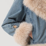 Giacca over in denim FP25WJ4010D40904 337 FRACOMINA 