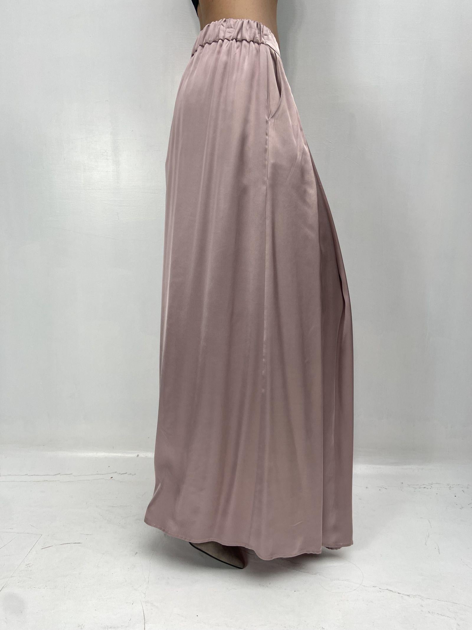 Gonna in raso con pieghe - Ofelia SK1027 CIPRIA OFELIA 