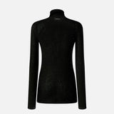 Maglia con micro paillettes 105821A2PM Z99 PINKO 